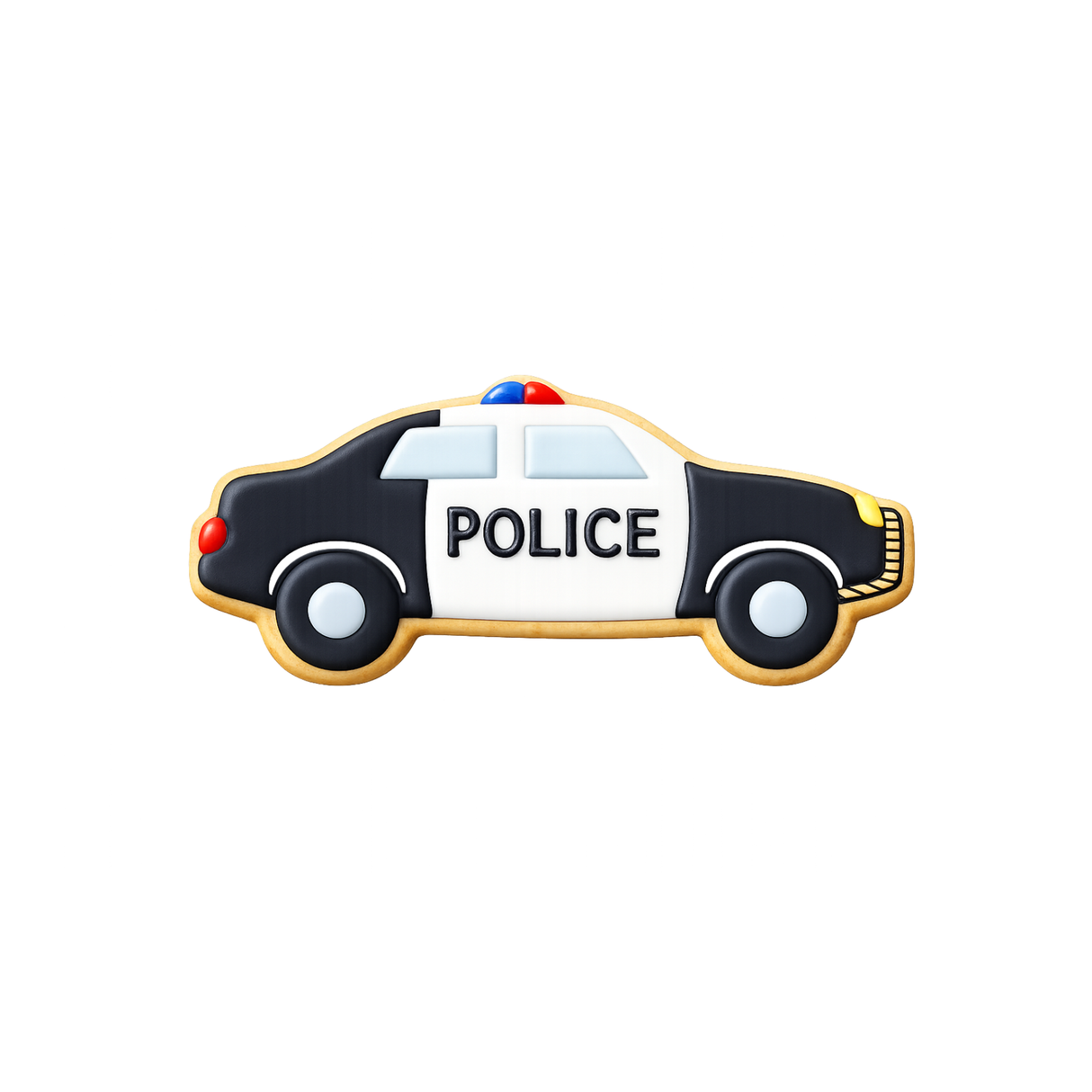 Police Car Cookie Cutter 4.5 in B1588