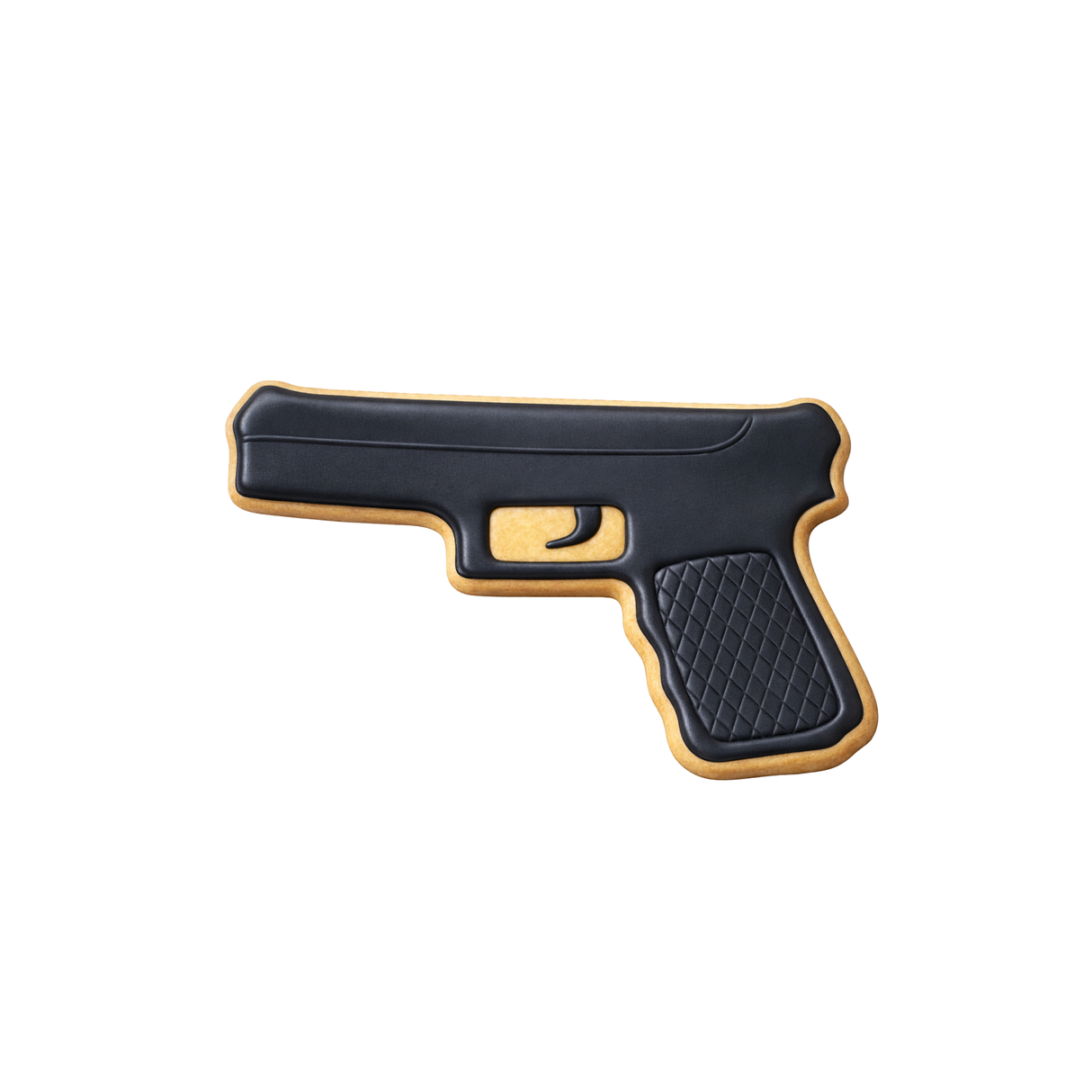 Hand Gun Cookie Cutter 4 in B1591