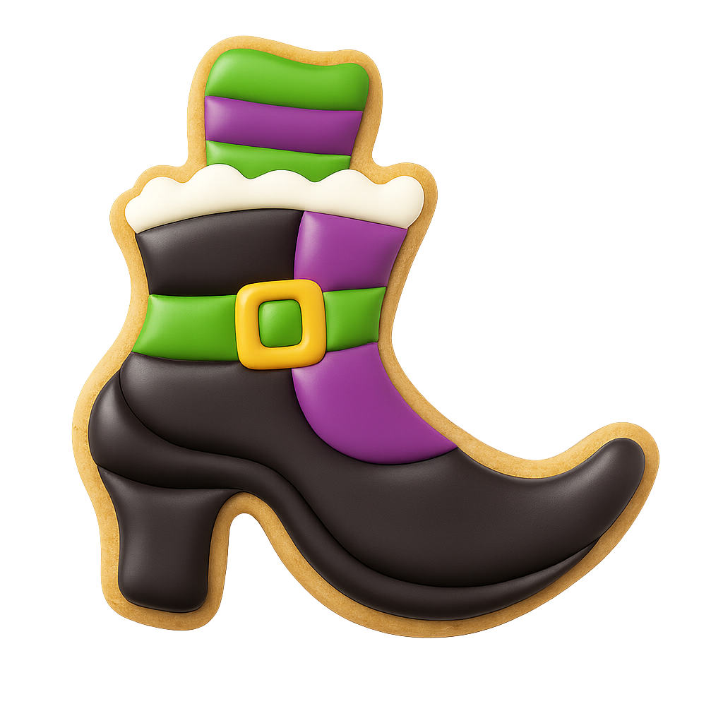 Witch Shoe Cookie Cutter 3.75 in B1635