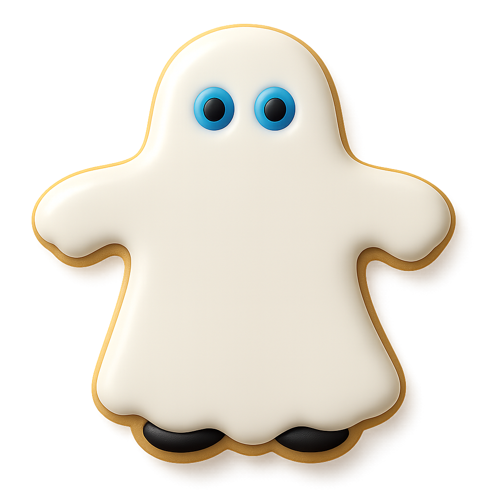 Ghost Trick-or-Treater Cookie Cutter 4.25 in B1636