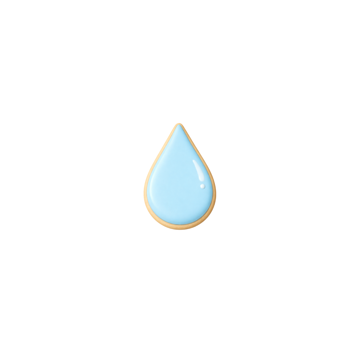 Teardrop Cookie Cutter 2 in B1697