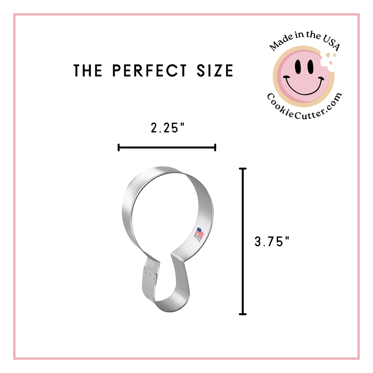 Mirror Cookie Cutter 3.75 in B1726