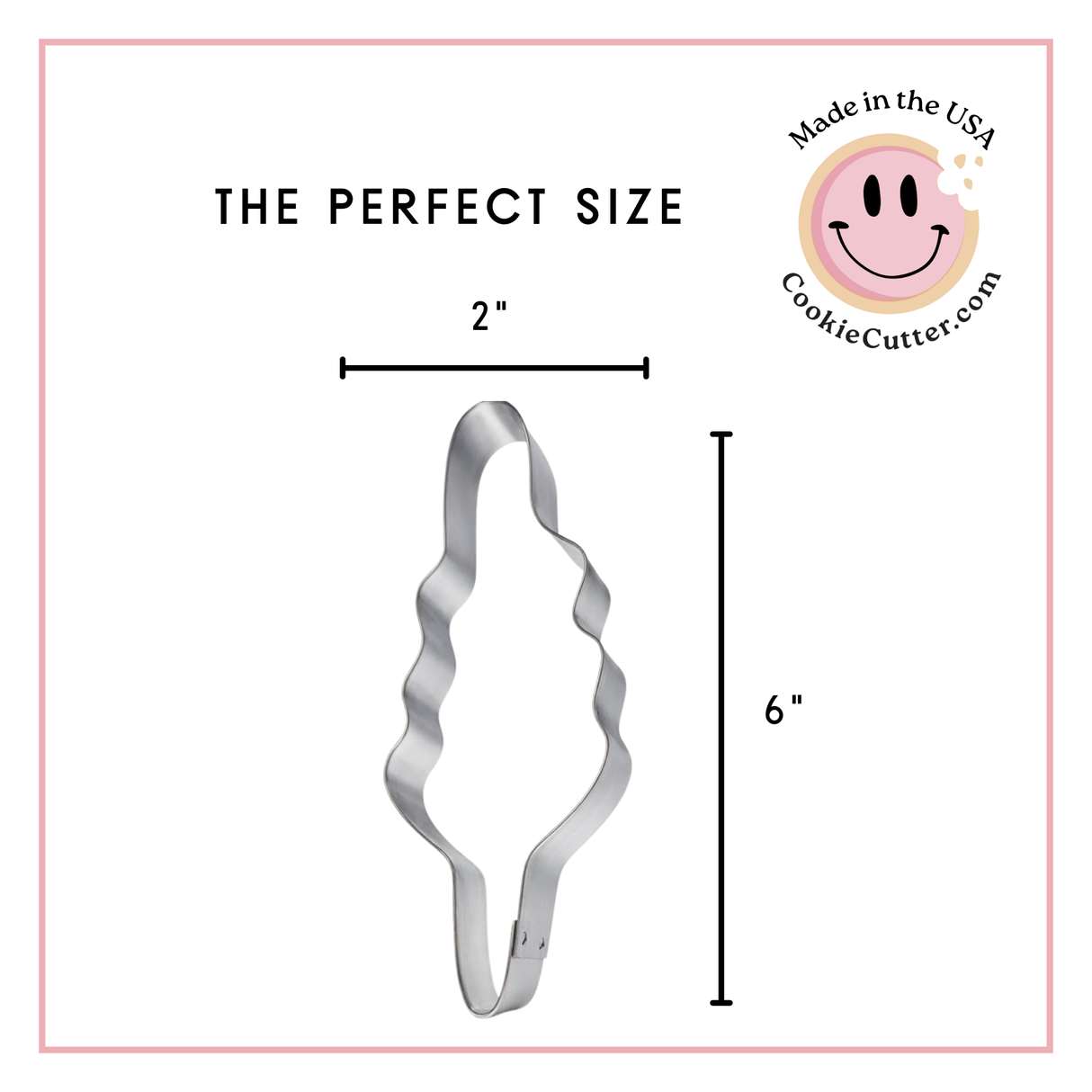 Long Stem Lavender Cookie Cutter 6 in B1777