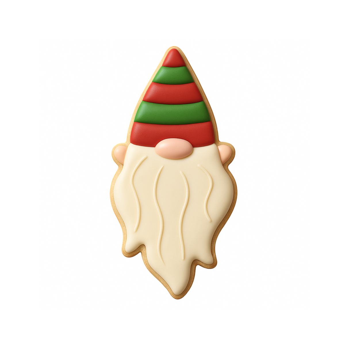 Gnome / Dwarf Face Cookie Cutter 4 in B1895