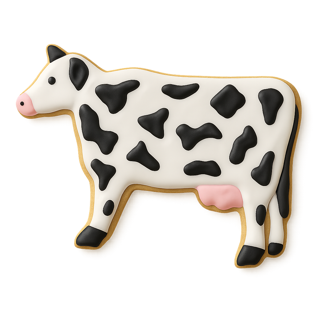 Cow Cookie Cutter 3.6 in B533F