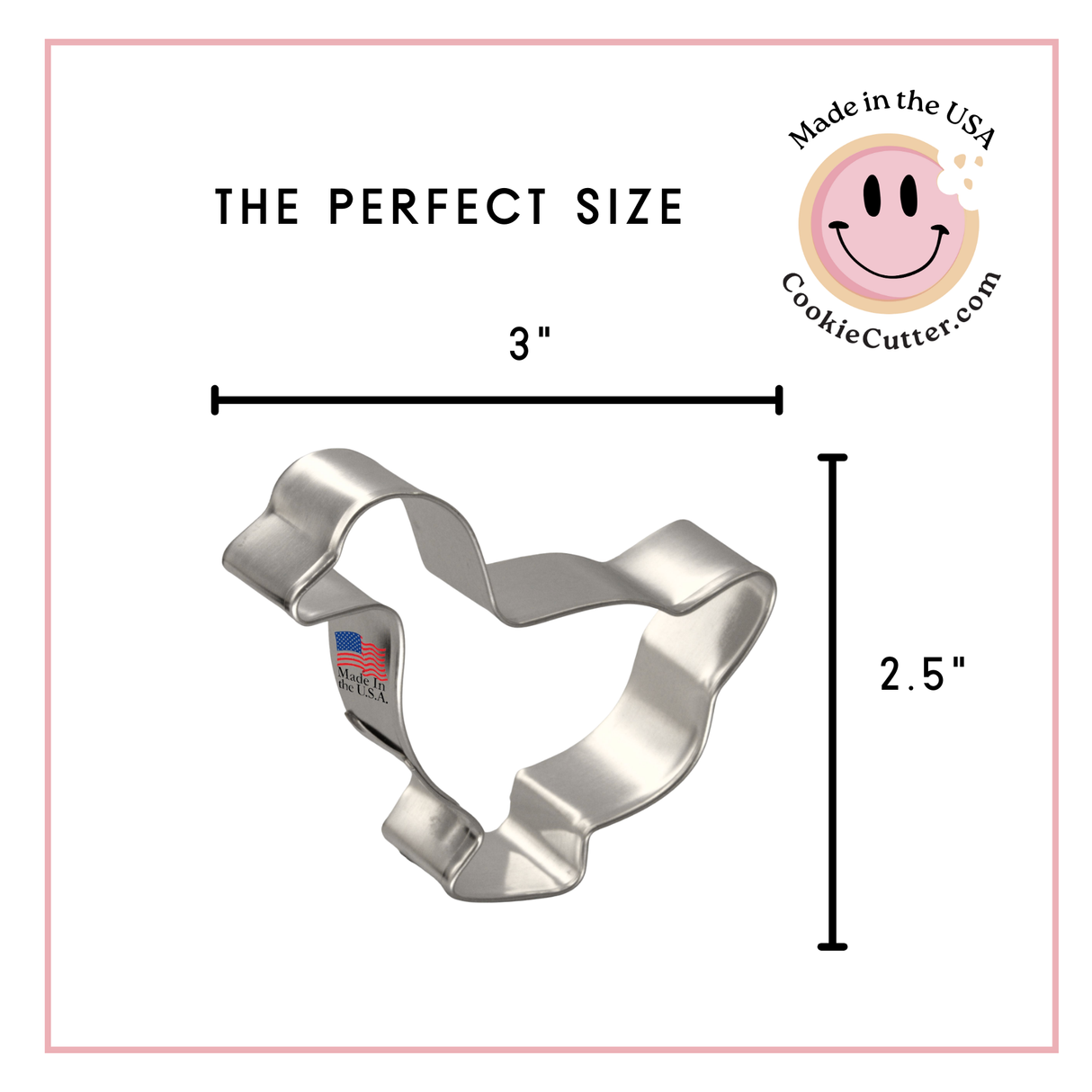 Duck Cookie Cutter 3 in B572