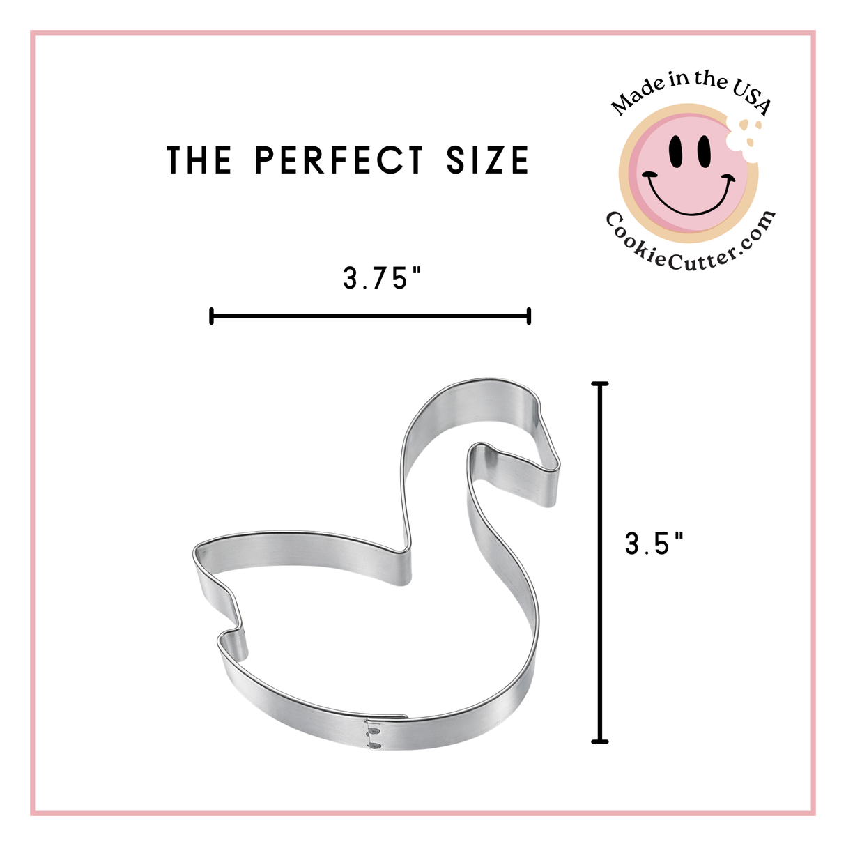 Swan Cookie Cutter 3.5 in B836