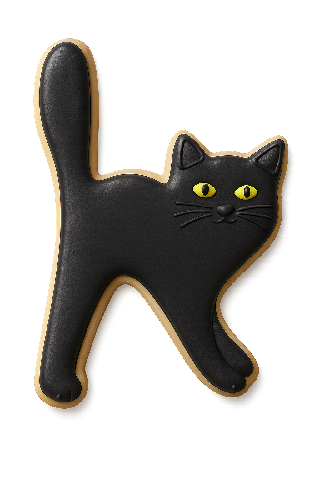 Scary Cat Cookie Cutter 4 in B921