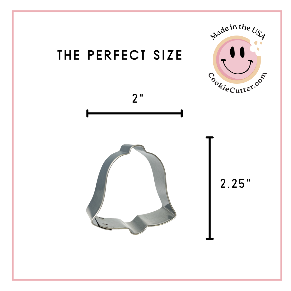 Bell Cookie Cutter 2.25 in B947