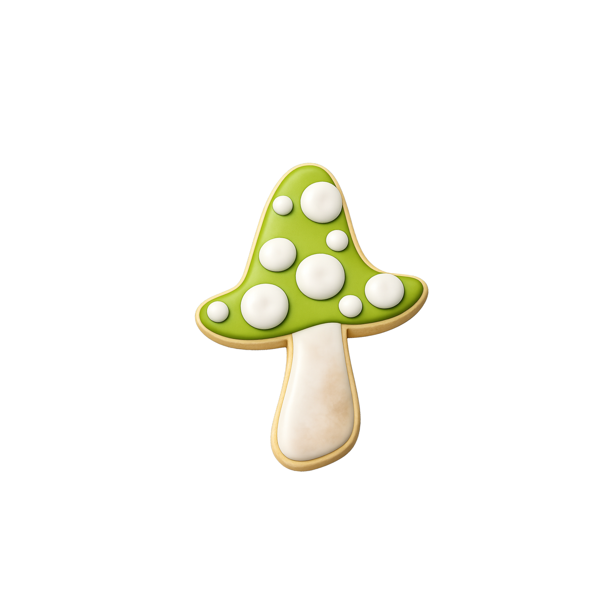 Shitake Mushroom Cookie Cutter 3.25" B0990
