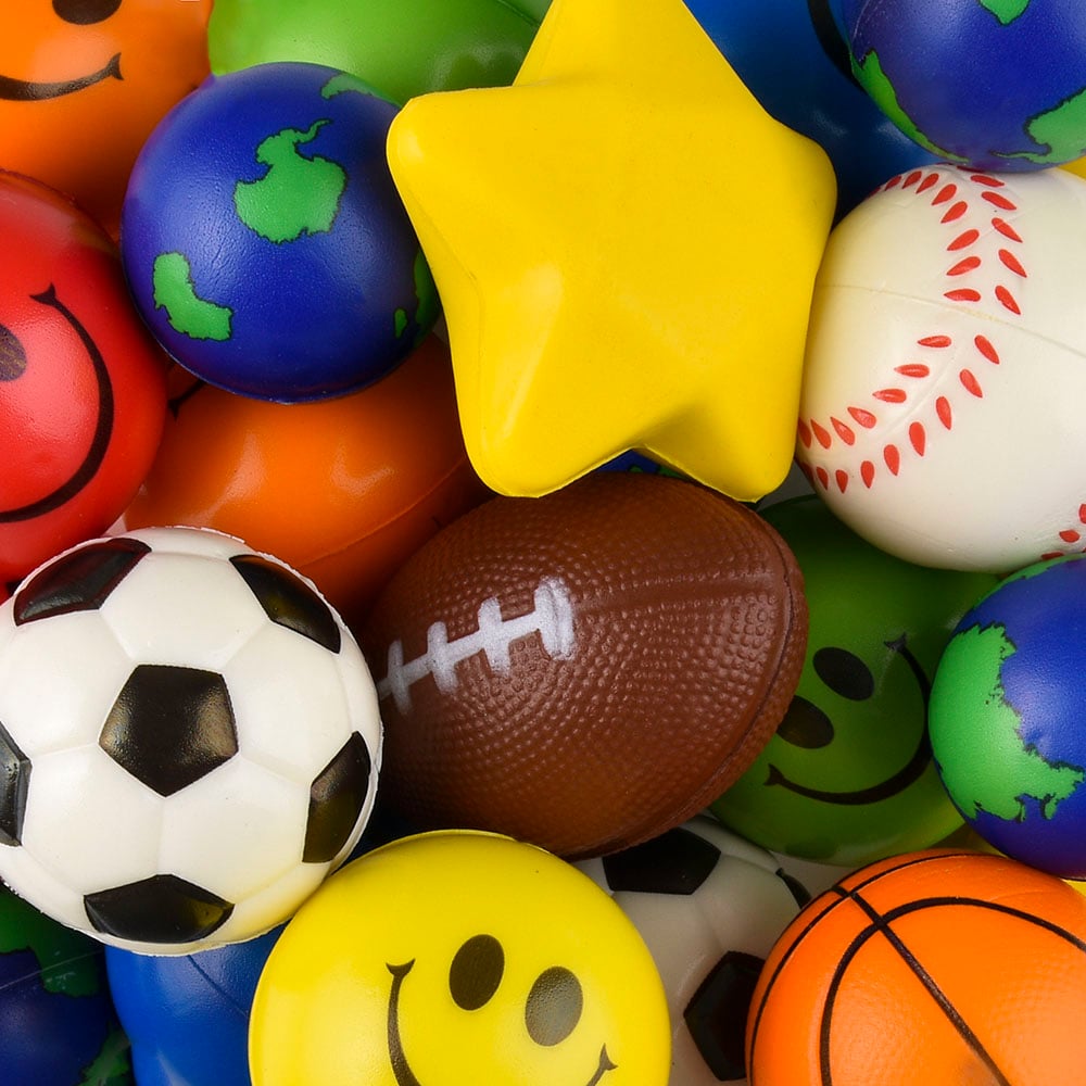 Stress Ball Toy Assortment 25 Pack