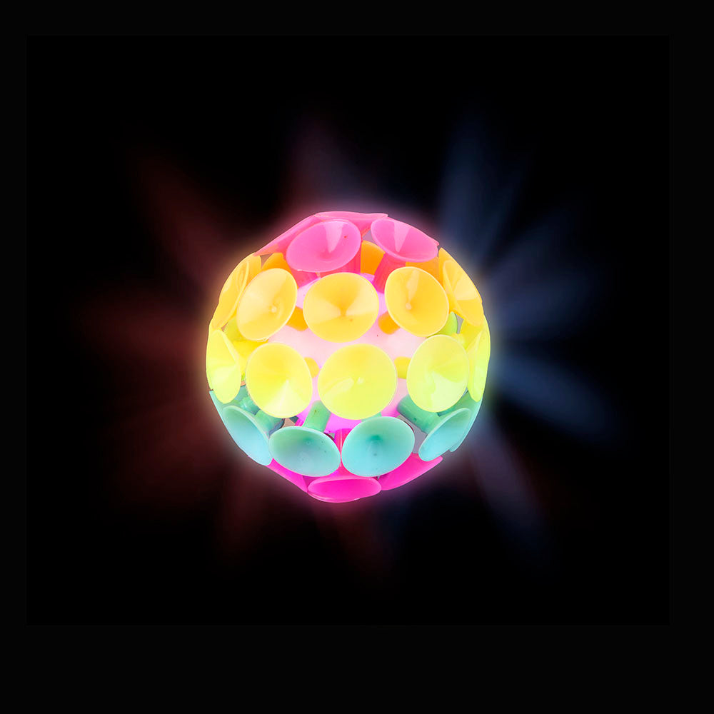 Light-Up Suction Cup Ball (12 Pc Display)