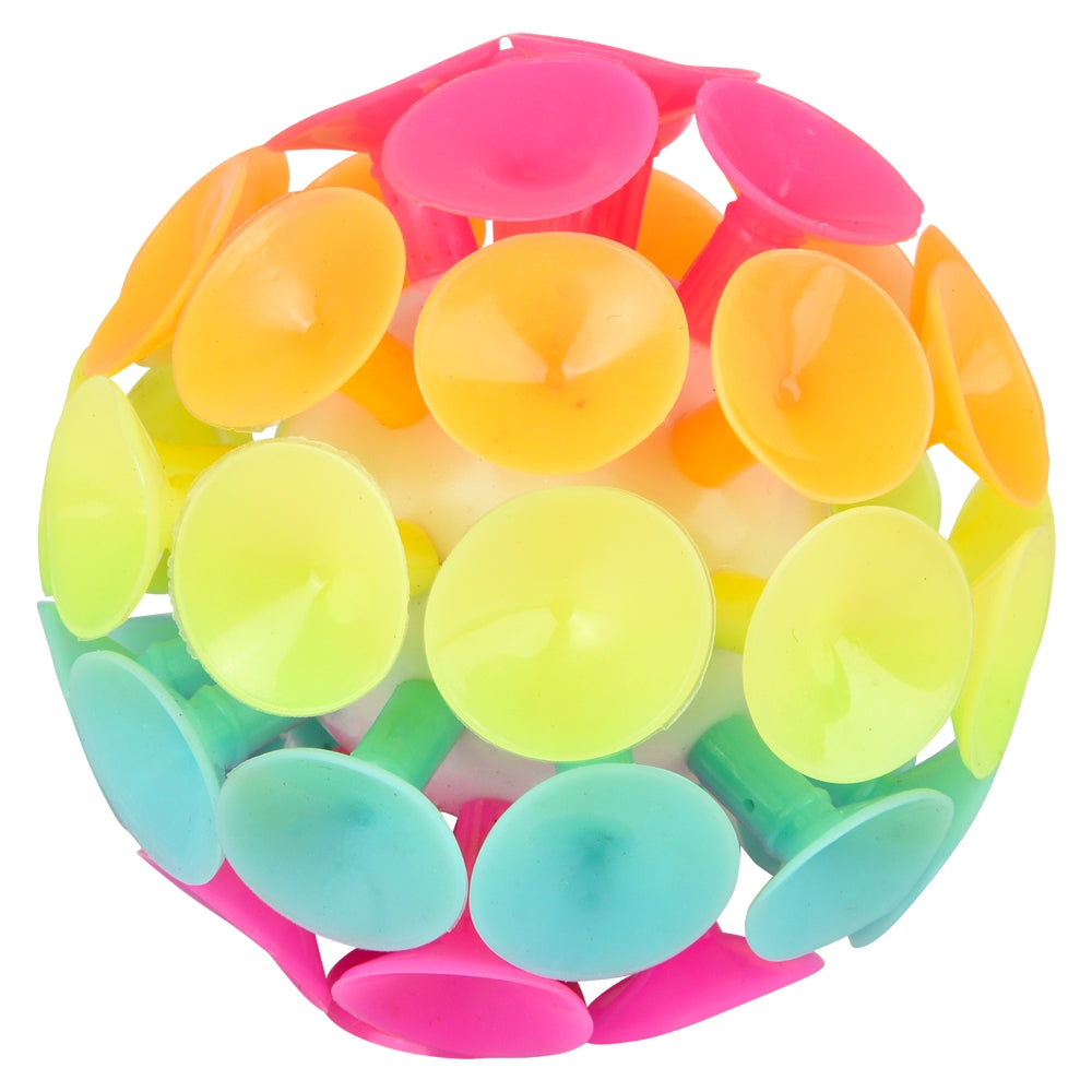 Light-Up Suction Cup Ball (12 Pc Display)