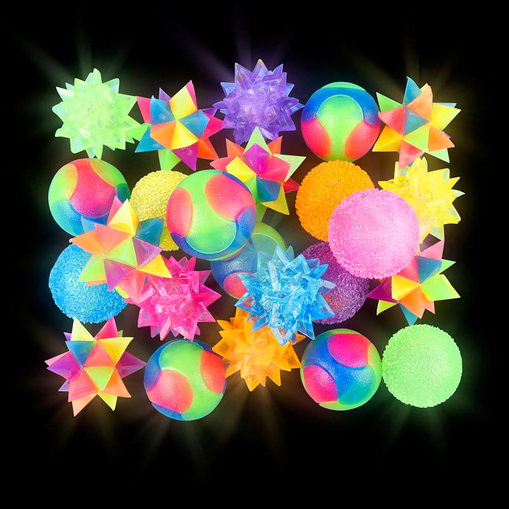 Light-Up Ball Assortment 2"-2.5" (24 Pack)