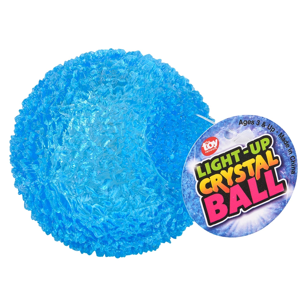 Light-Up Crystal Bouncy Ball (12 Pc Display)