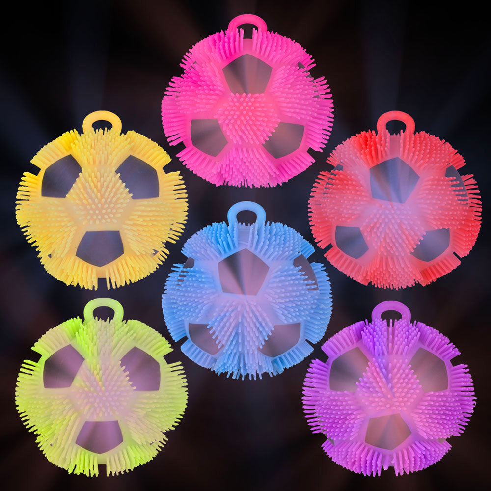 Light-Up Soccer Puffer Ball (1 DSP)