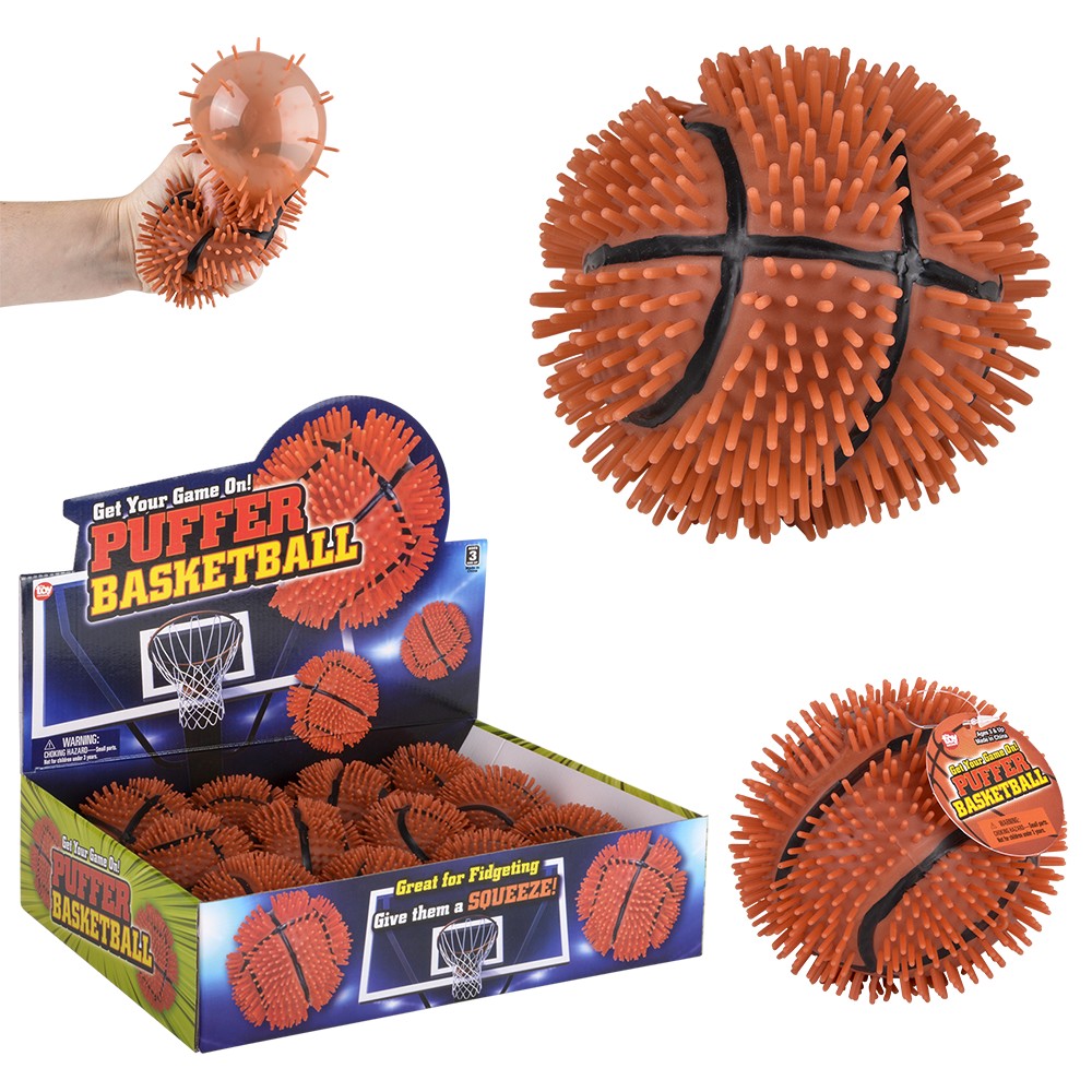 Puffer Basketball 5" (12 Pc Display)