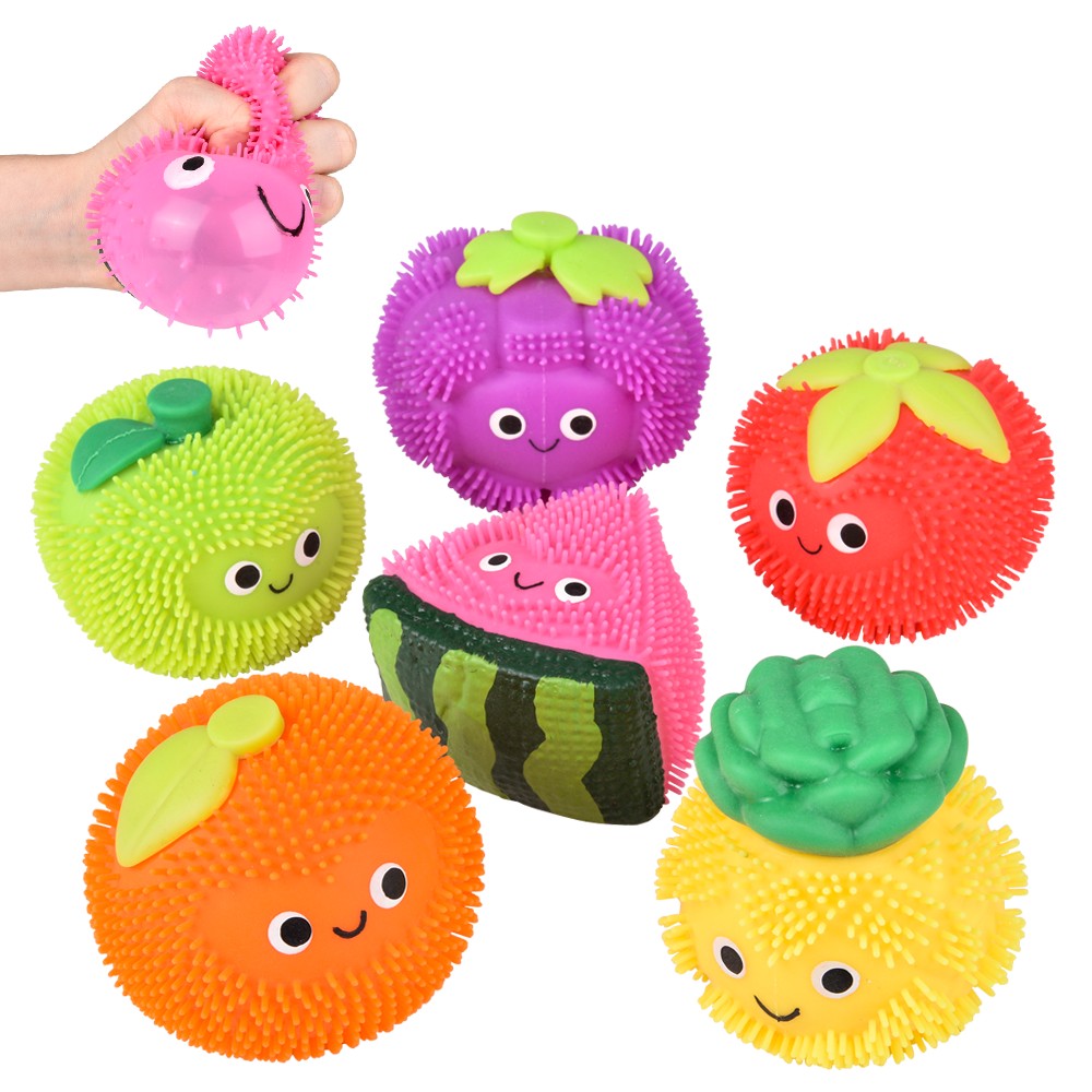 Puffer Fruit Squeeze Toys (12 PC Display)
