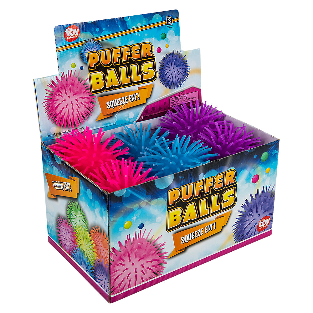 Light-Up Puffer Ball (12 Pc Display)