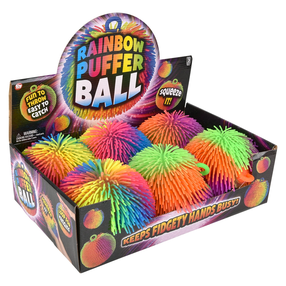 Rainbow Puffer Ball 7" (1 DSP)