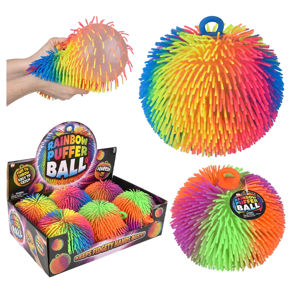 Rainbow Puffer Ball 7" (1 DSP)