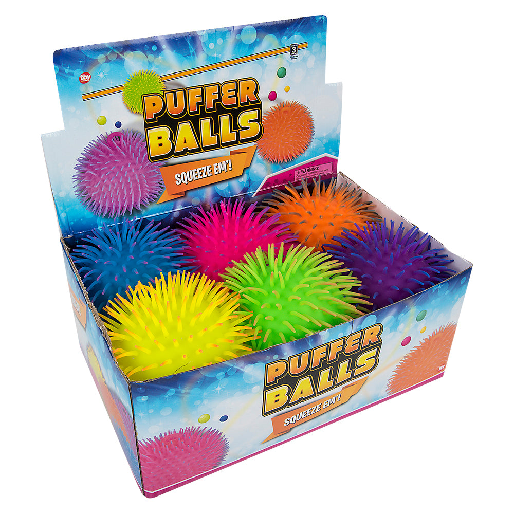 Puffer Ball 9" Two-Tone Fidget Ball (1 DZ)