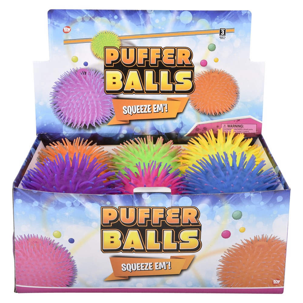 Puffer Ball 9" Two-Tone Fidget Ball (1 DZ)