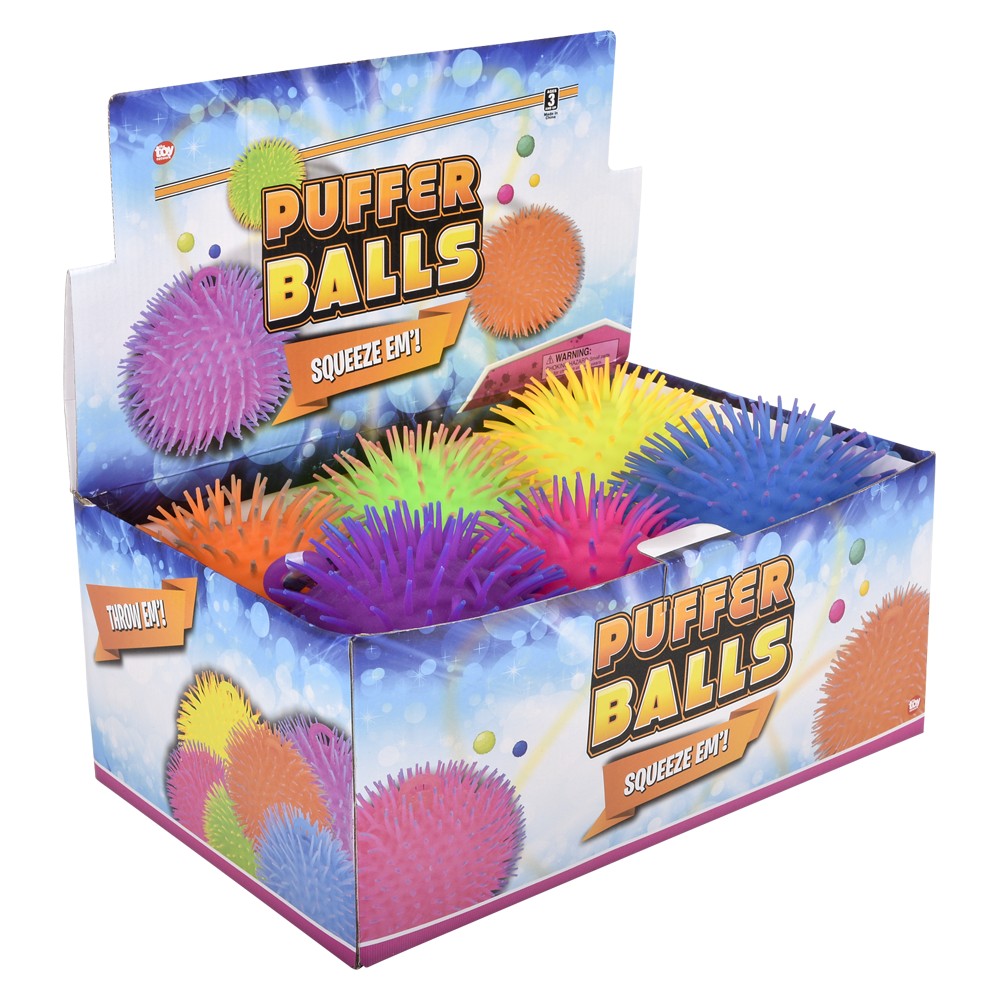 Puffer Ball 9" Two-Tone Fidget Ball (1 DZ)