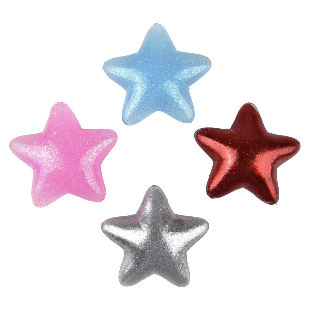 Squish Sticky Glitter Star 3" (1 DZC)