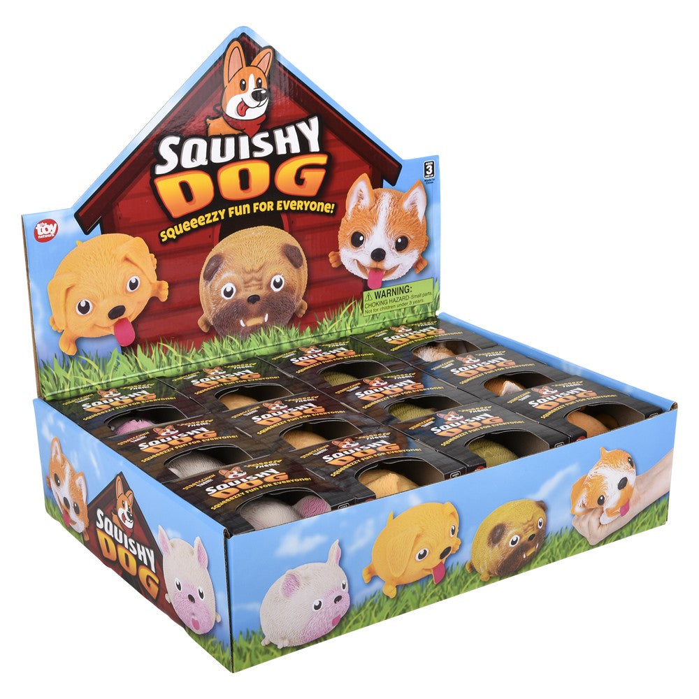 Squish And Stretch Puffy Dog (12 PC Display)
