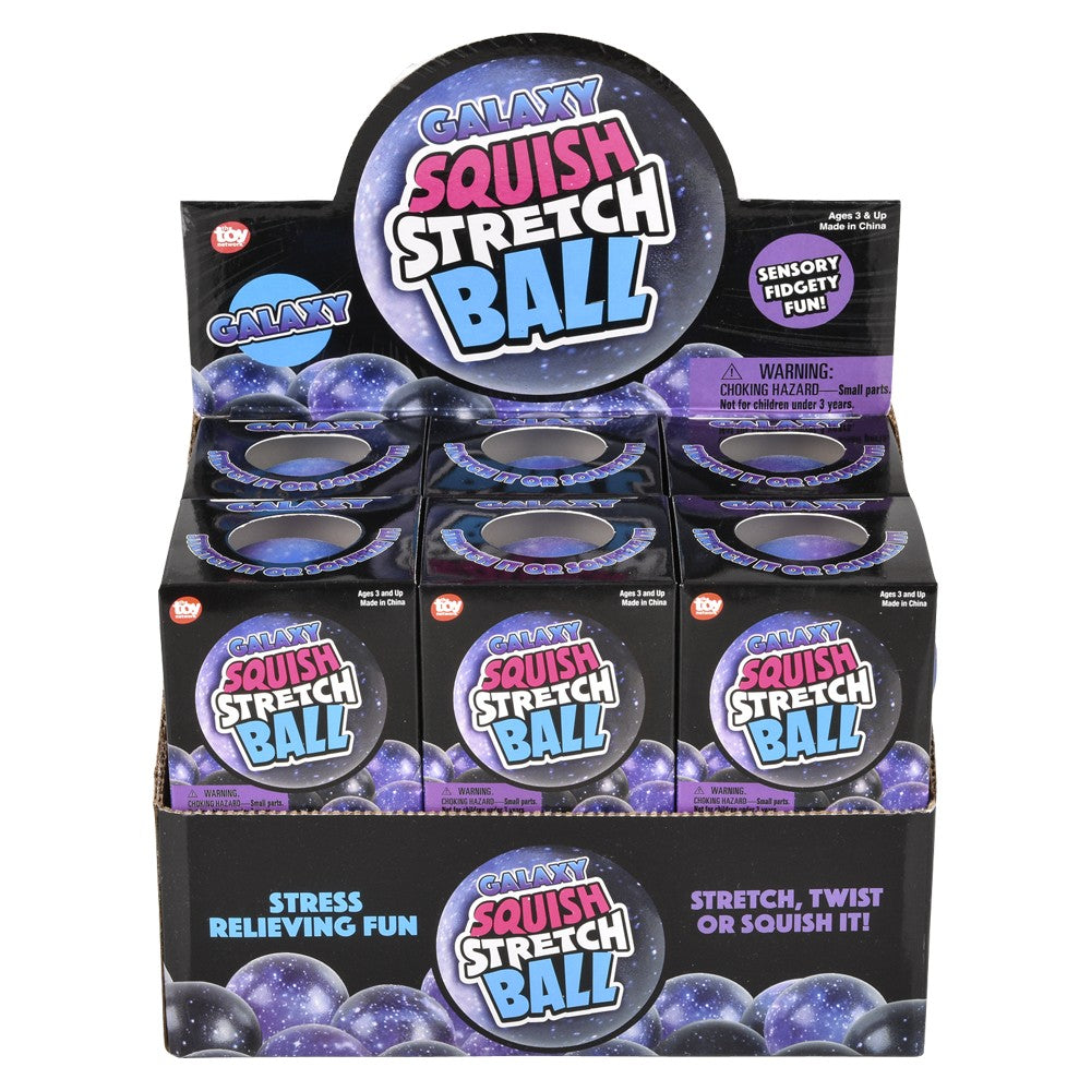 Galaxy Yummy Ball Squish & Stretch (12 Display)