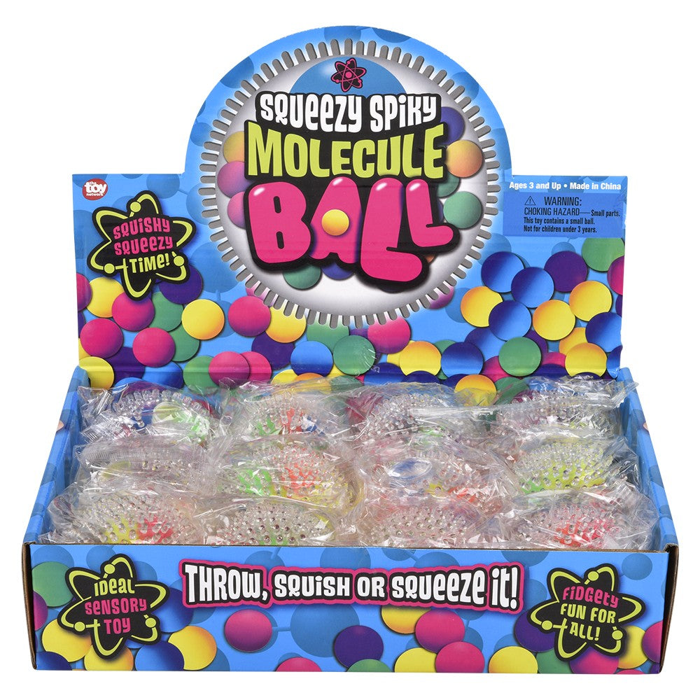 Squeezy Spiky Molecule Ball (1 DSP)