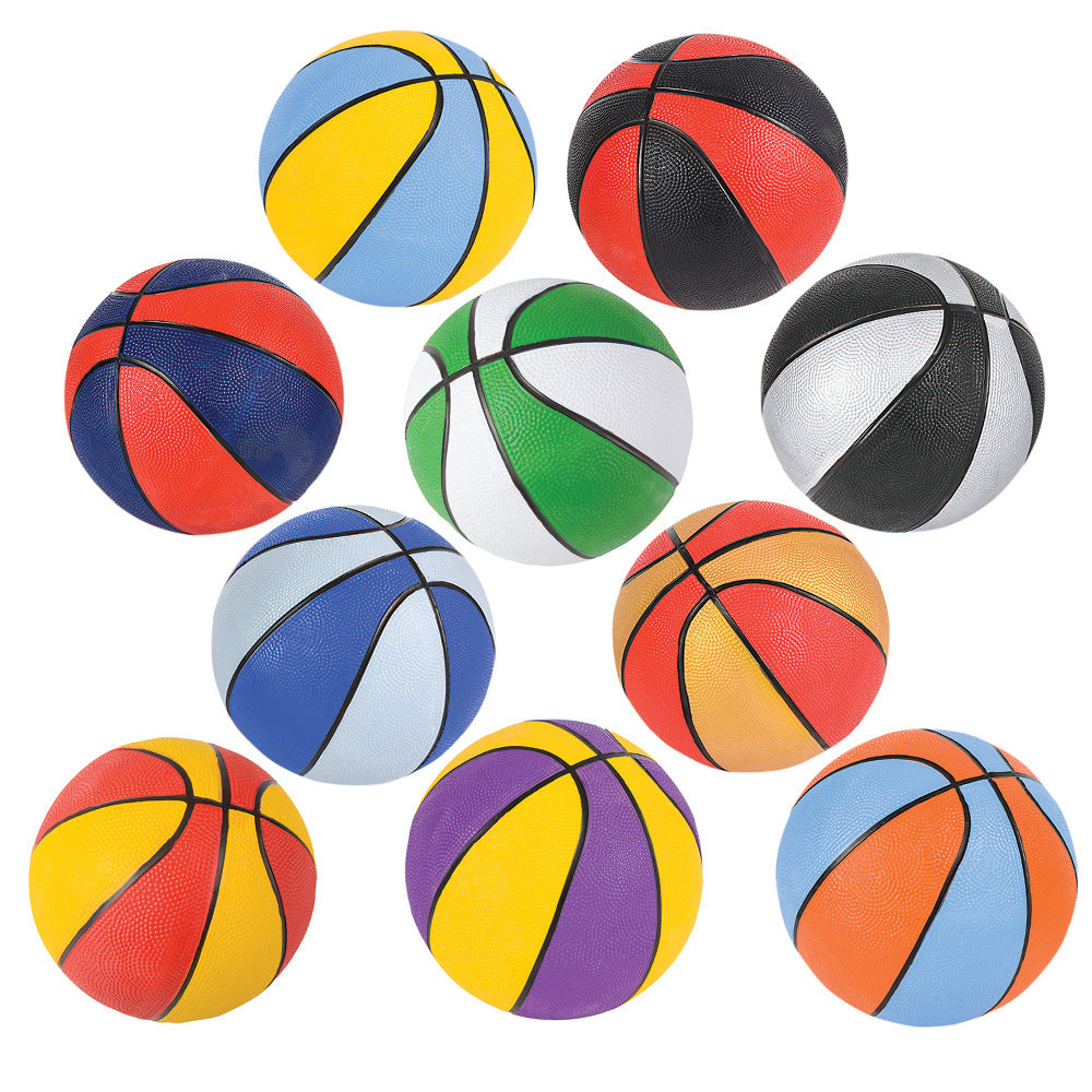 Mini Basketballs 7" Assorted Colors