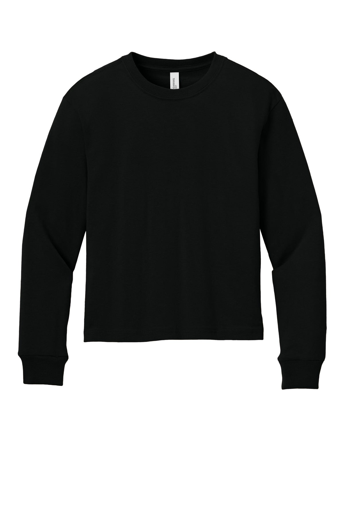 BELLA+CANVAS® ইয়ুথ ৬-আউন্স হেভিওয়েট লম্বা হাতা টি-শার্ট