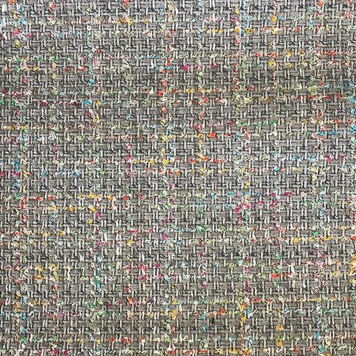 Bedford Multicolor Woven Linen Fabric - Multi Color Soft Linen Look Chenille, 55" Width (1 Yard)