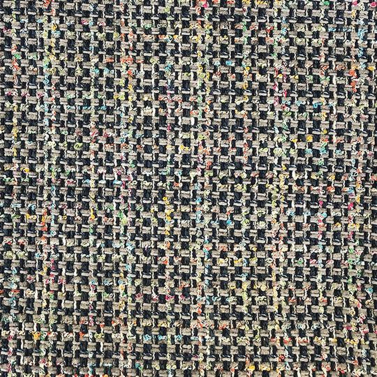 Bedford Multicolor Woven Linen Fabric - Multi Color Soft Linen Look Chenille, 55" Width (1 Yard)