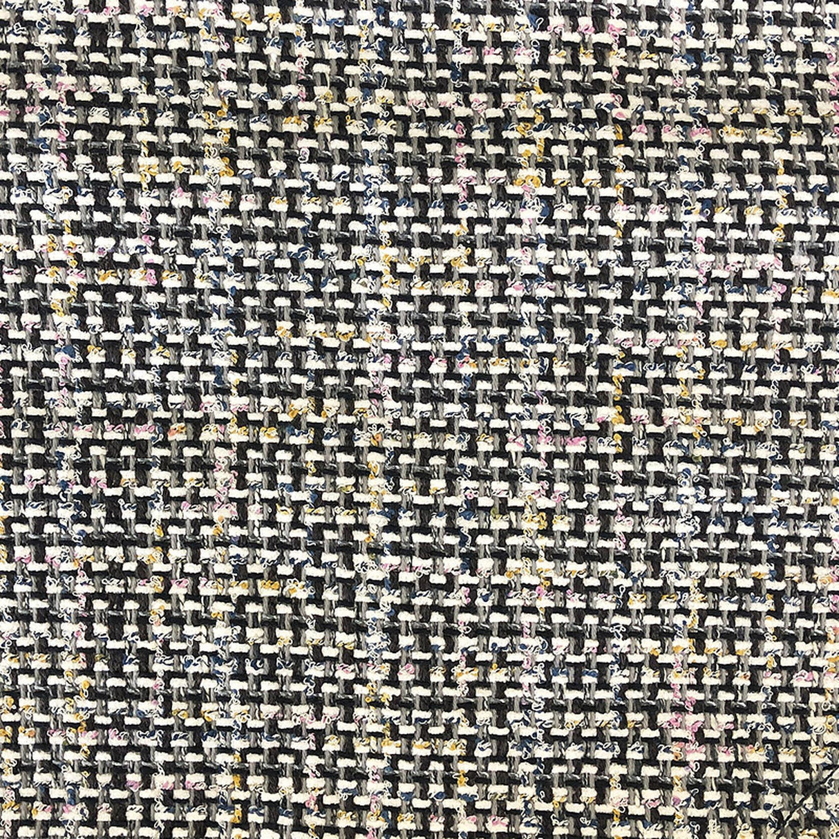 Bedford Multicolor Woven Linen Fabric - Multi Color Soft Linen Look Chenille, 55" Width (1 Yard)