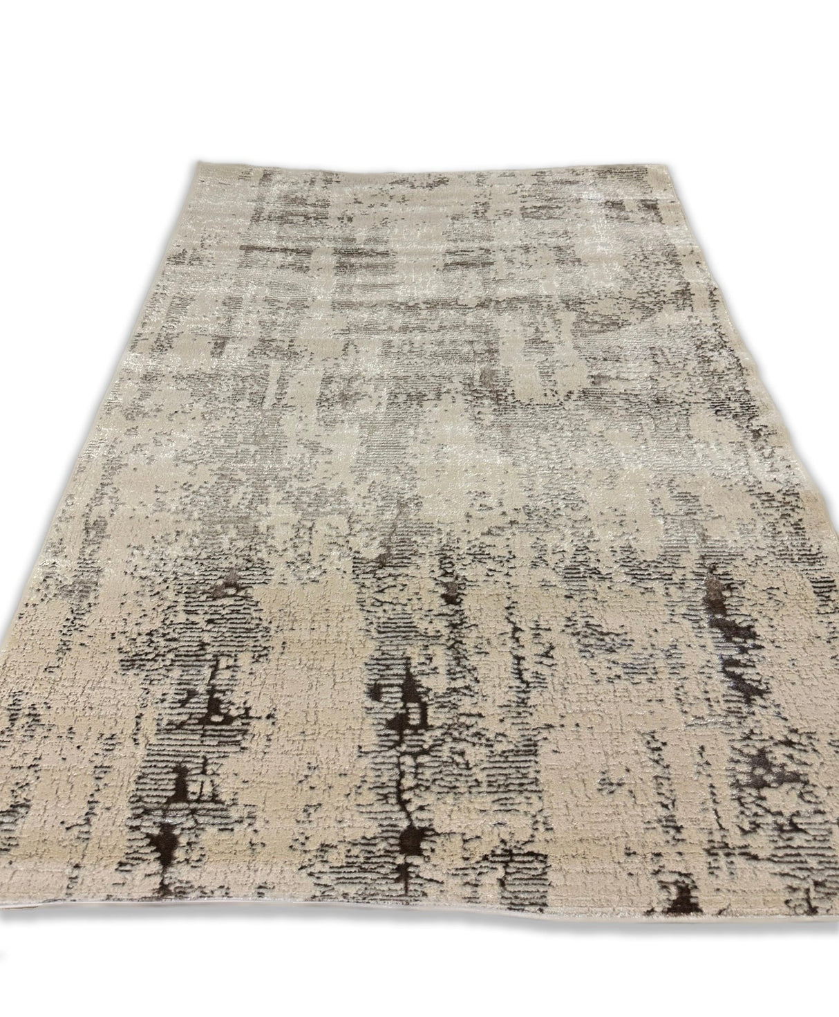 Color-Changing Polyester Viscose Blend Area Rug - Flat Weave, Color-Changing, 100% Polyester / Machine Made / Made In Turkey (1 Unit)