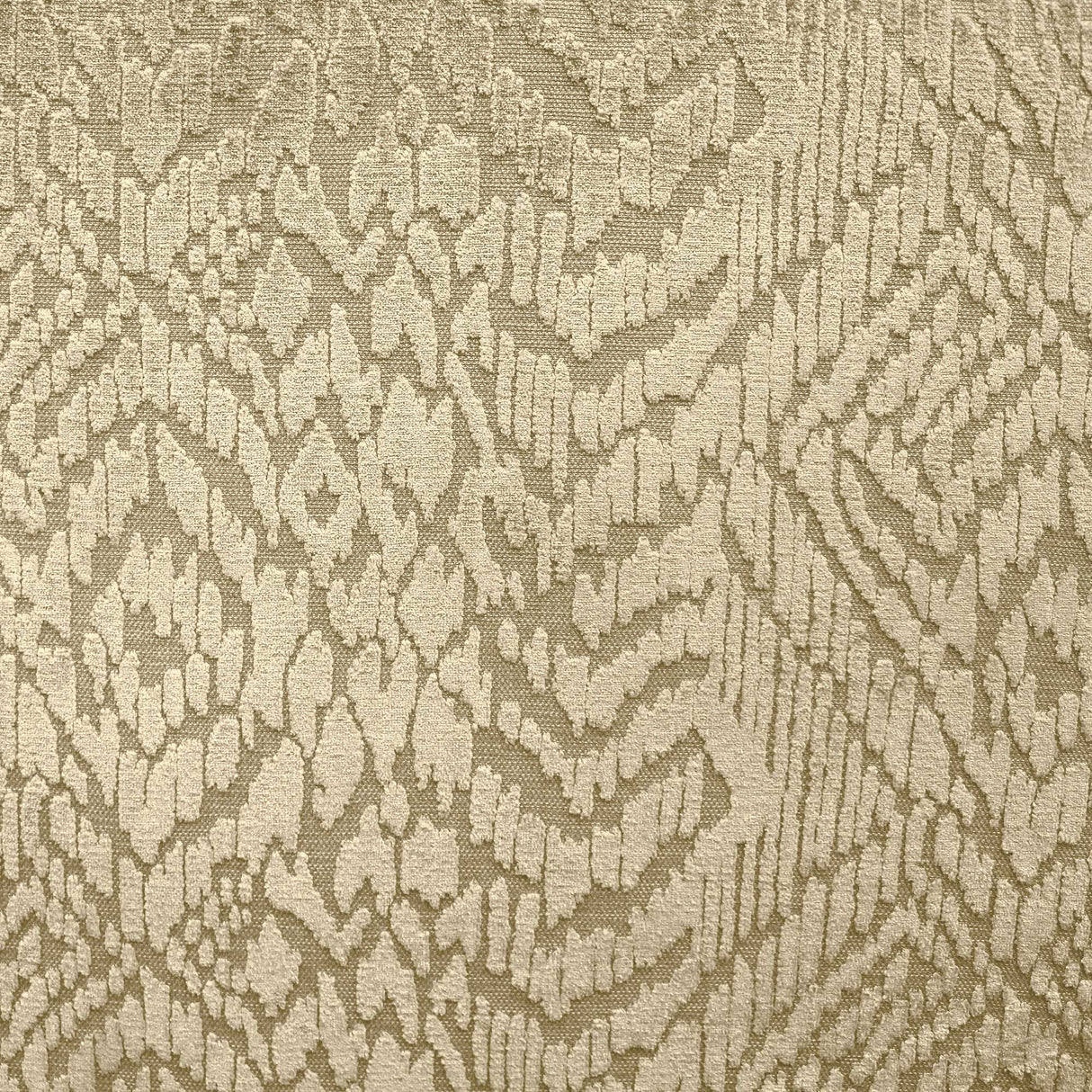 Blane Chenille Fabric - All Over Tribal Pattern, Linen Look, 56" Width (1 Yard)