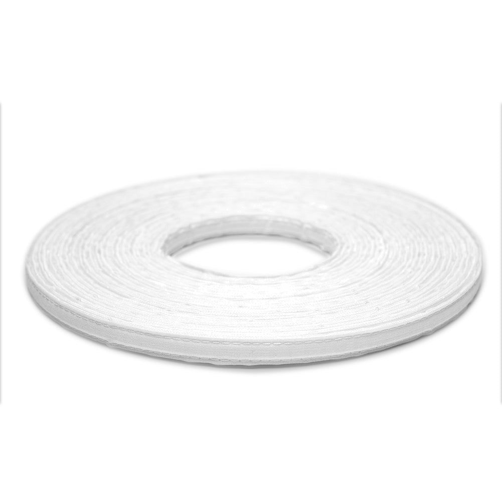 White Fabric Covered Boning - 0.25"