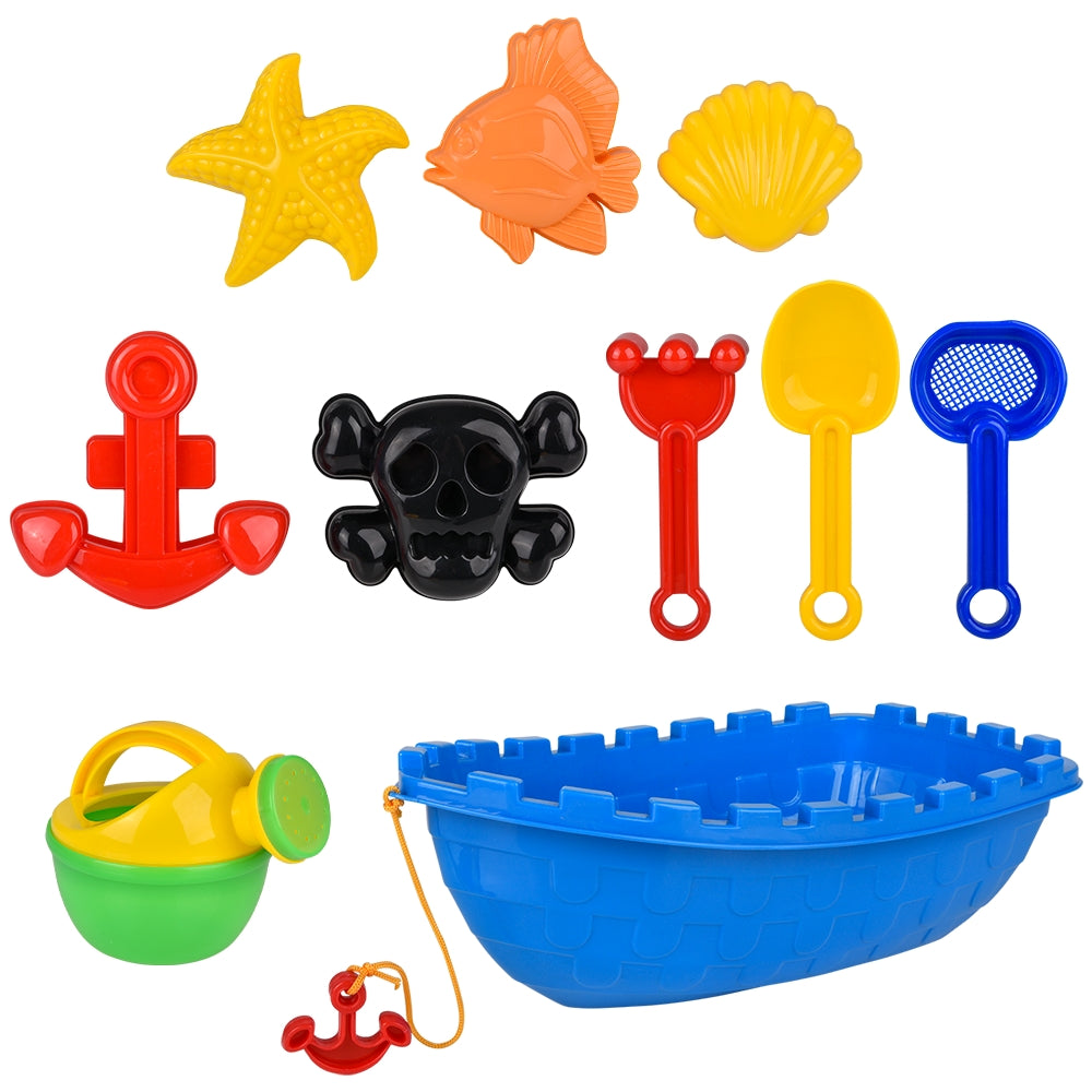 Pirate Ship Beach 10-Piece Set (1 Set)
