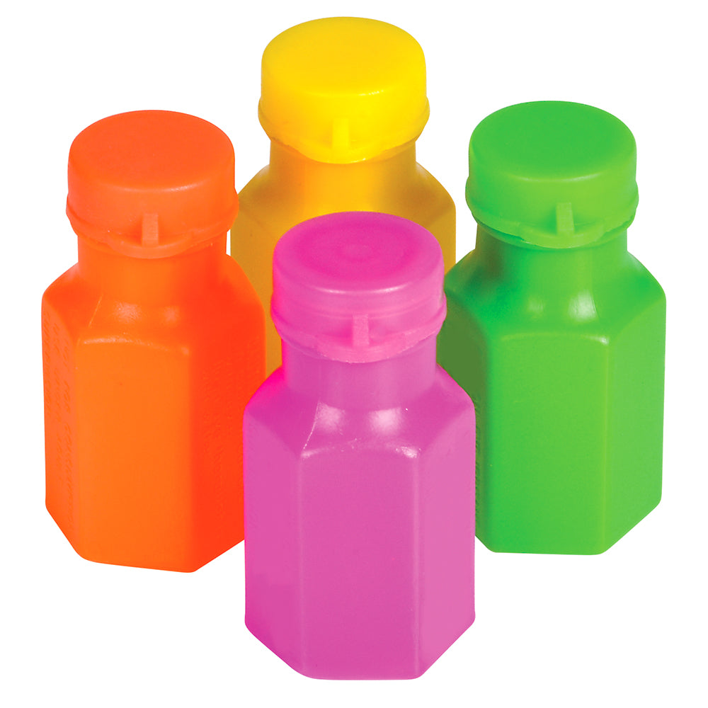 Mini Neon Bubble Bottle (48 Pc Display Box)