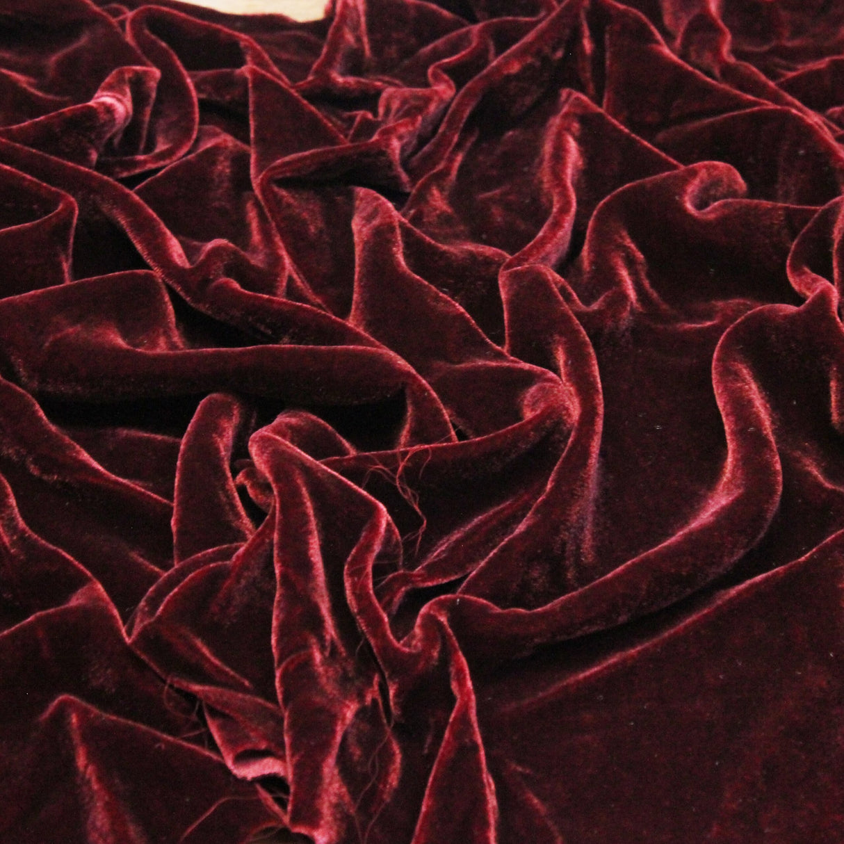 Premium Silk Rayon Velvet Fabric - Azalea, 45" Width (1 Yard)