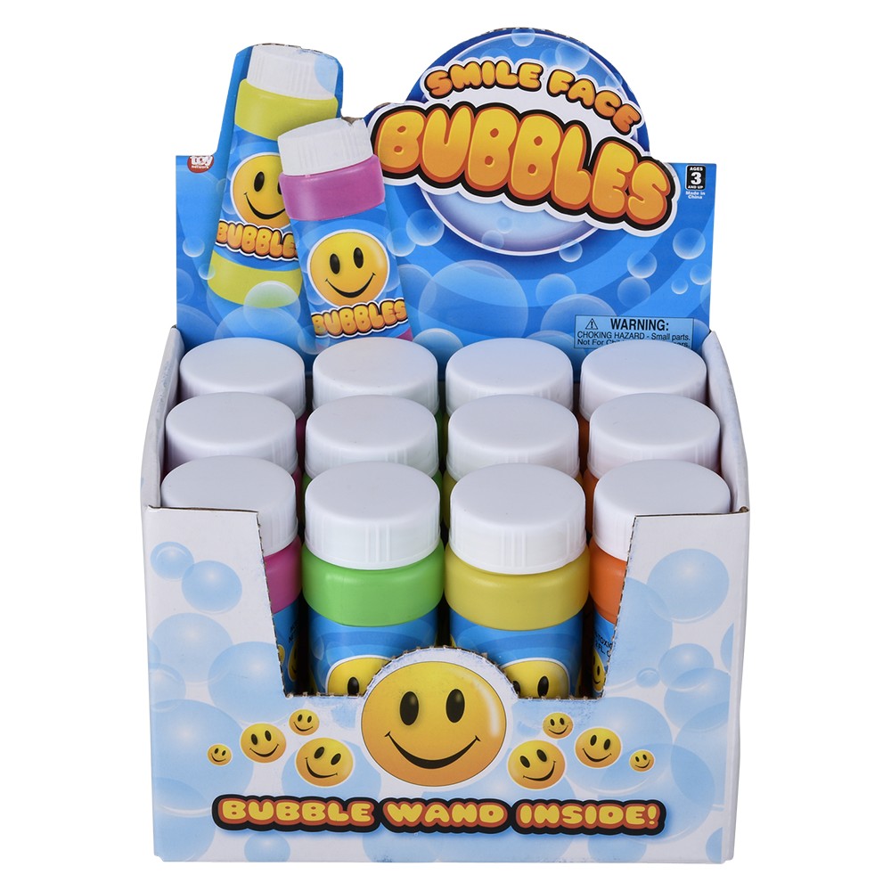 Bubble Bottle Smile Face 2oz (1 DZ)