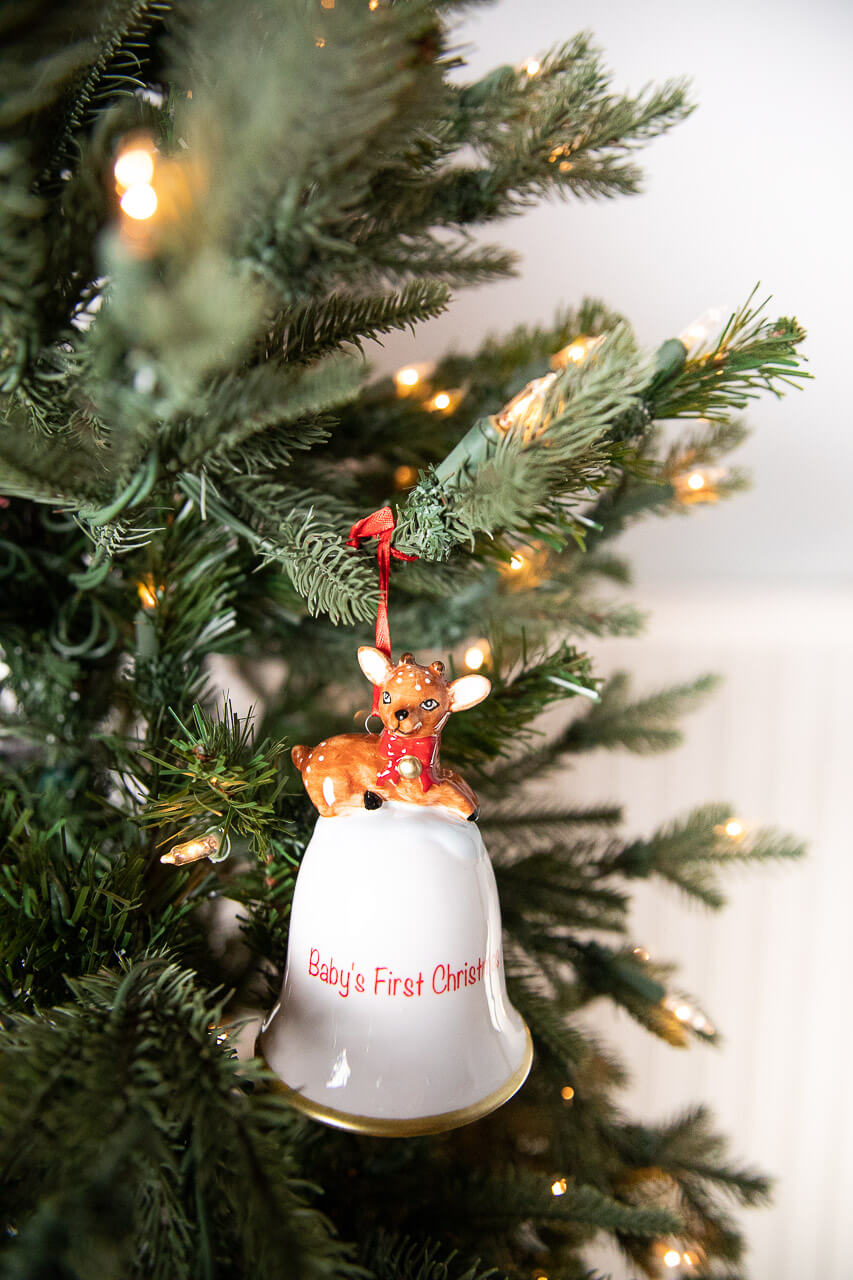 Dolomite Baby’s First Christmas Bell Ornament
