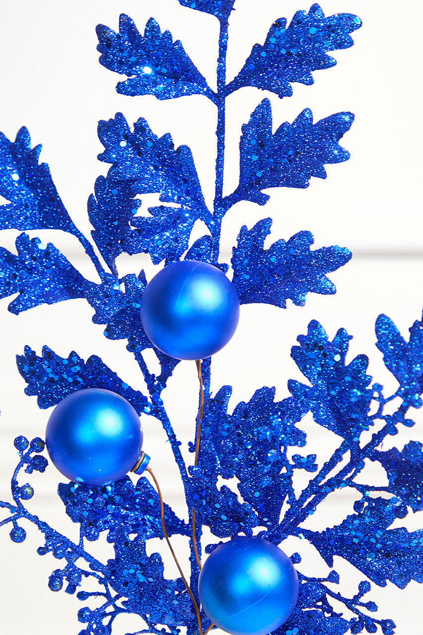 22 Inch Ball Bead Spray Blue