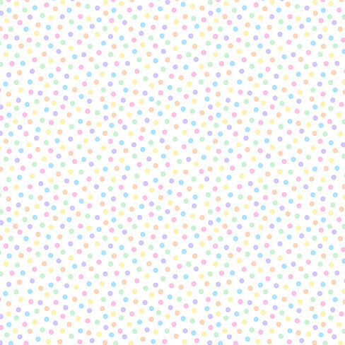 Polyester Cuddle Fabric Lots a Dots Pastel Per Yard