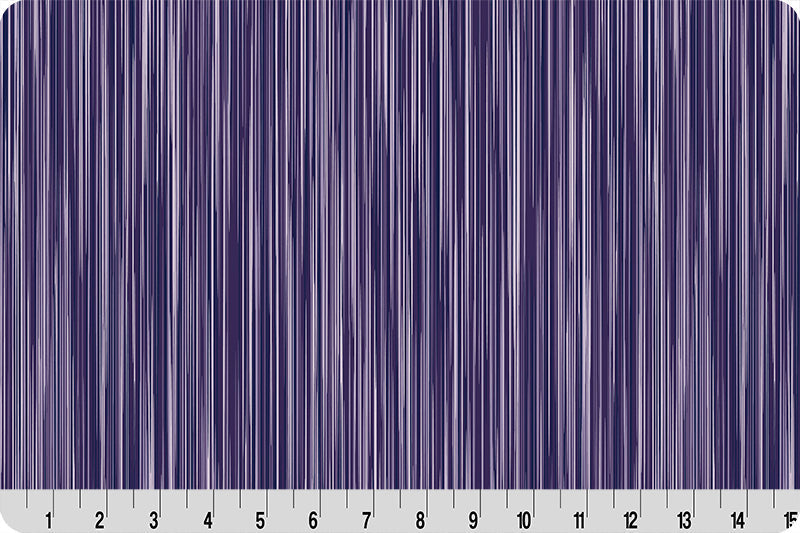 Quilting Cuddle Fabric Really Purple Melange Stripe