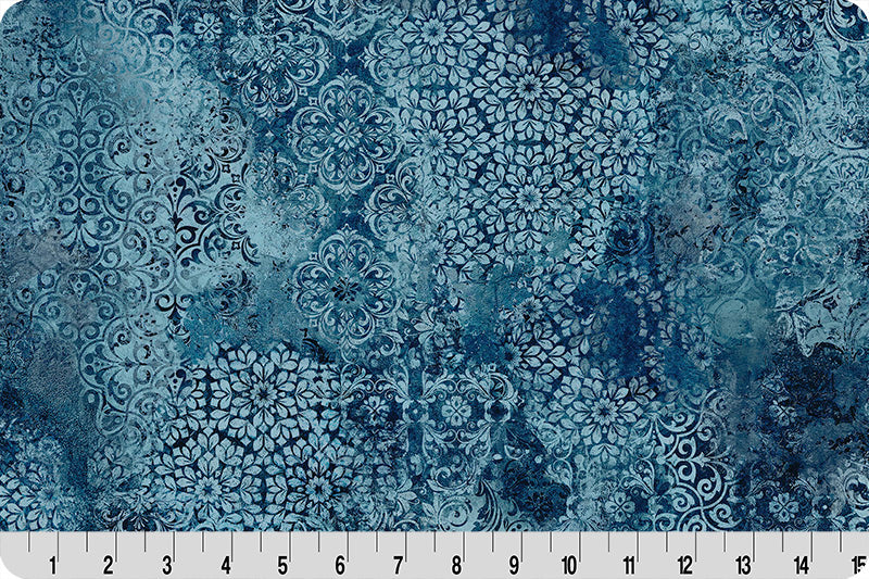 Quilting Cuddle Fabric Dark Sea Stone Wash
