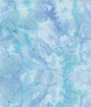 Batik Cotton Color Envy Sky Blue Purplish Grey